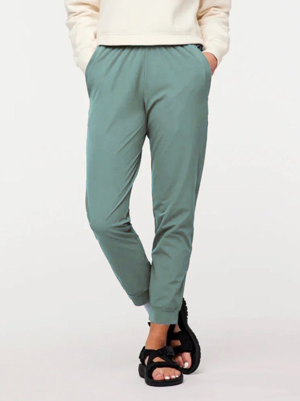 Cotopaxi Veza Adventure Joggers Pull On Pant Light Sage Green Small S